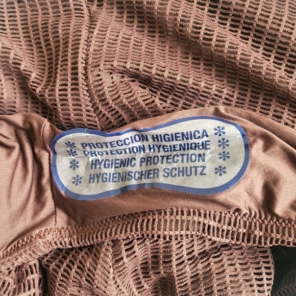 New Zara Mesh Brown One Piece Blogger/Influencer Fave Bodysuit/Swimsuit NWT Sz M - Picture 14 of 14